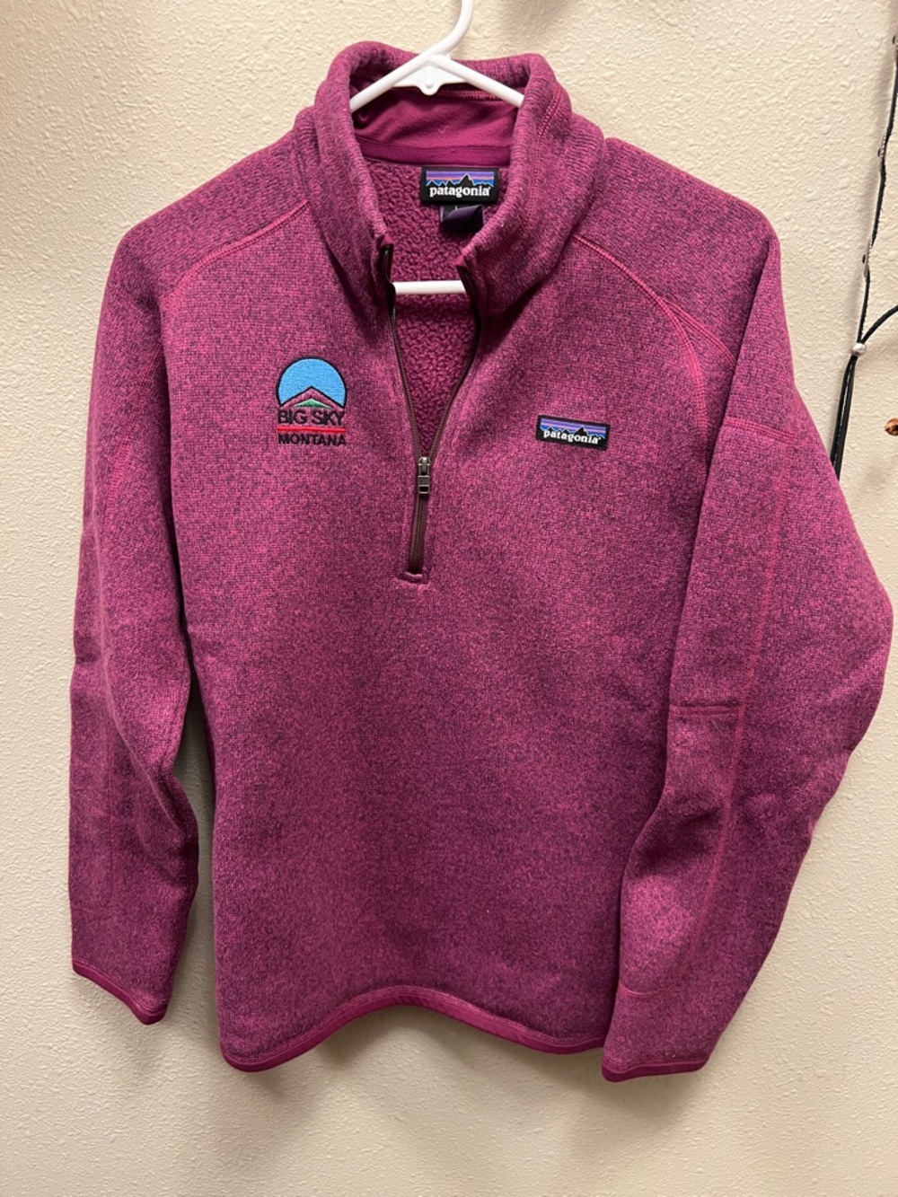 Patagonia Women's Pink Half-Zip Fleece Pullover